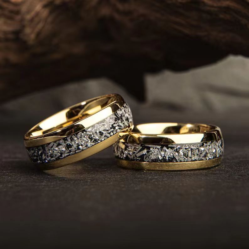Silver Foil Alloy Ring For Men