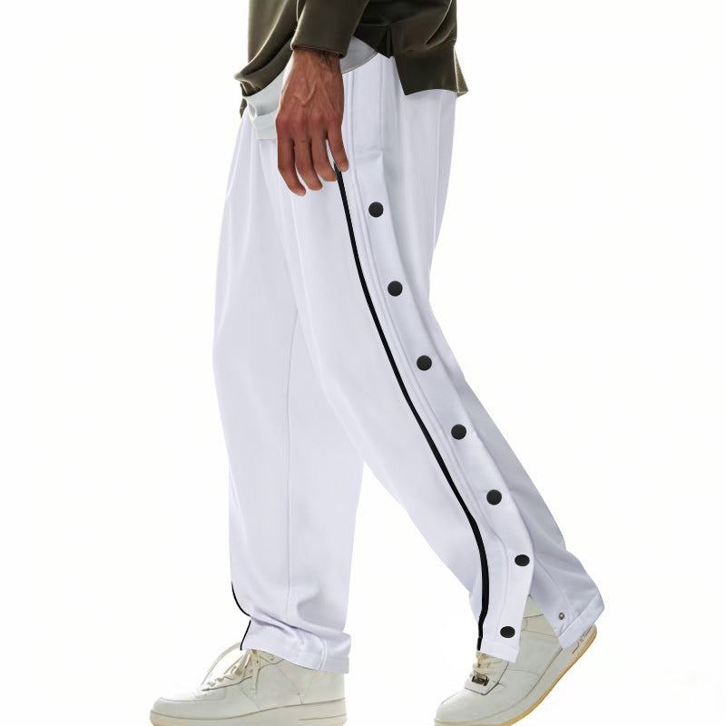 Men's Basketball Tear And Pull Sports Casual Sweatpants