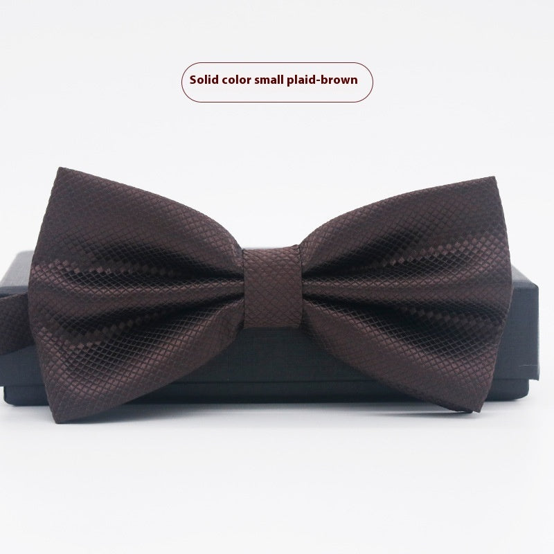Men's Solid Color Bow Tie