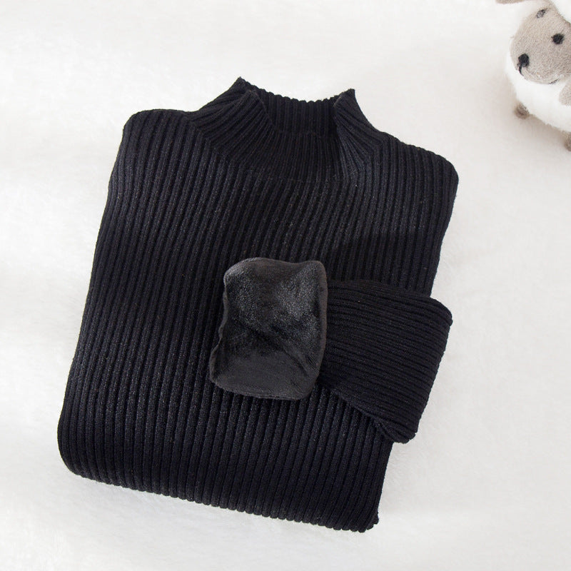 Children's Mock Neck Sweater Knitwear Top