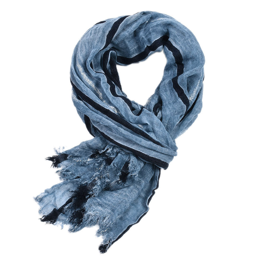 Men's Retro Striped Scarf