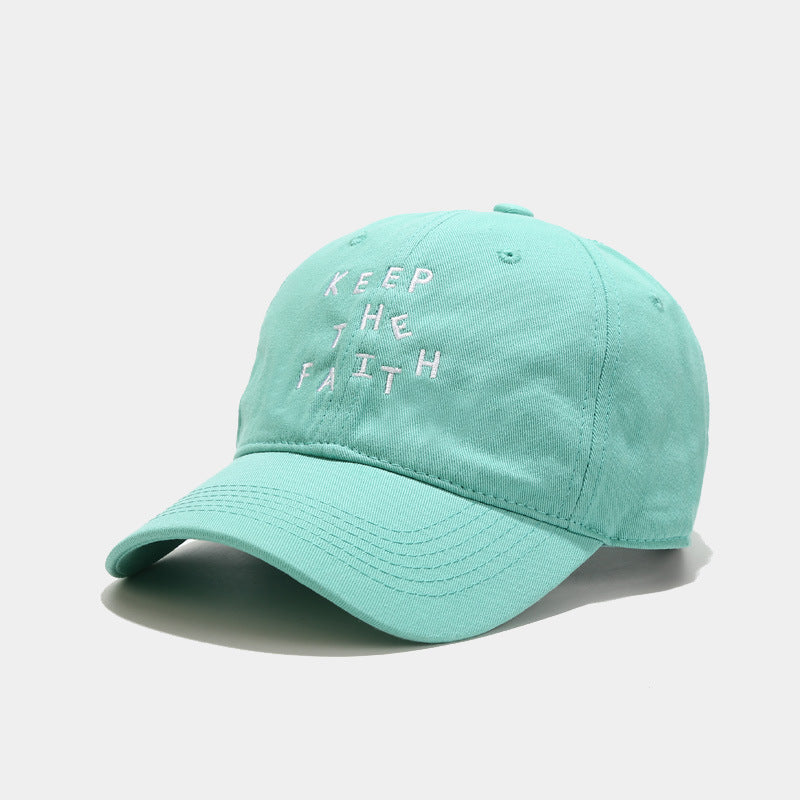 Men's "Keep The Faith" Embroidered Baseball Cap