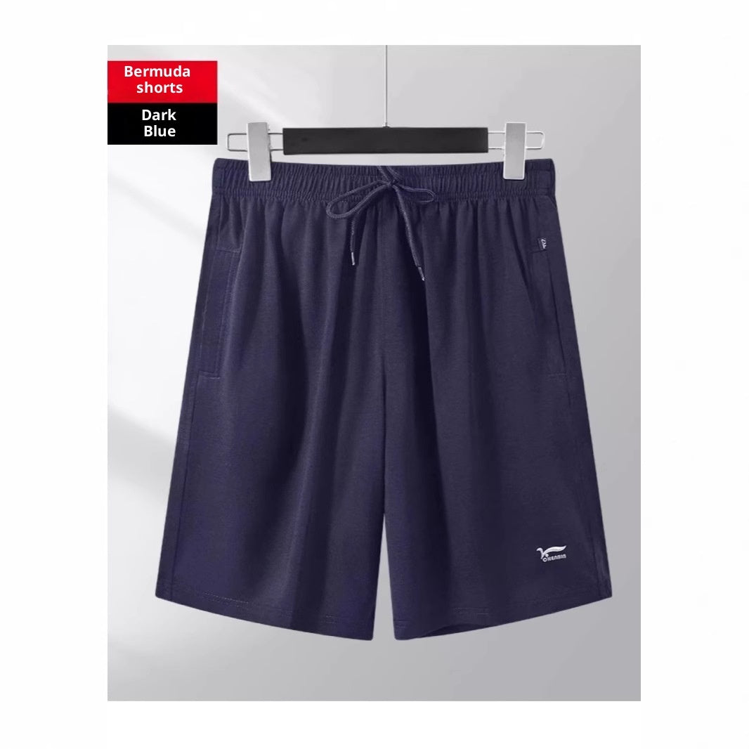 Thin Pure Cotton Casual Shorts For Men