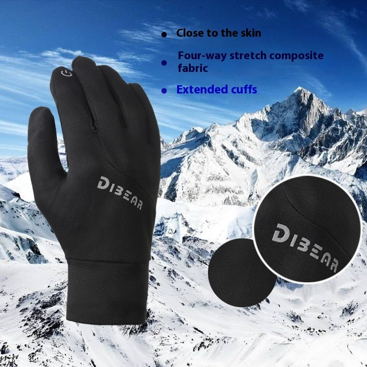 Men's Warm Keeping Anti-slip Touch Screen Gloves
