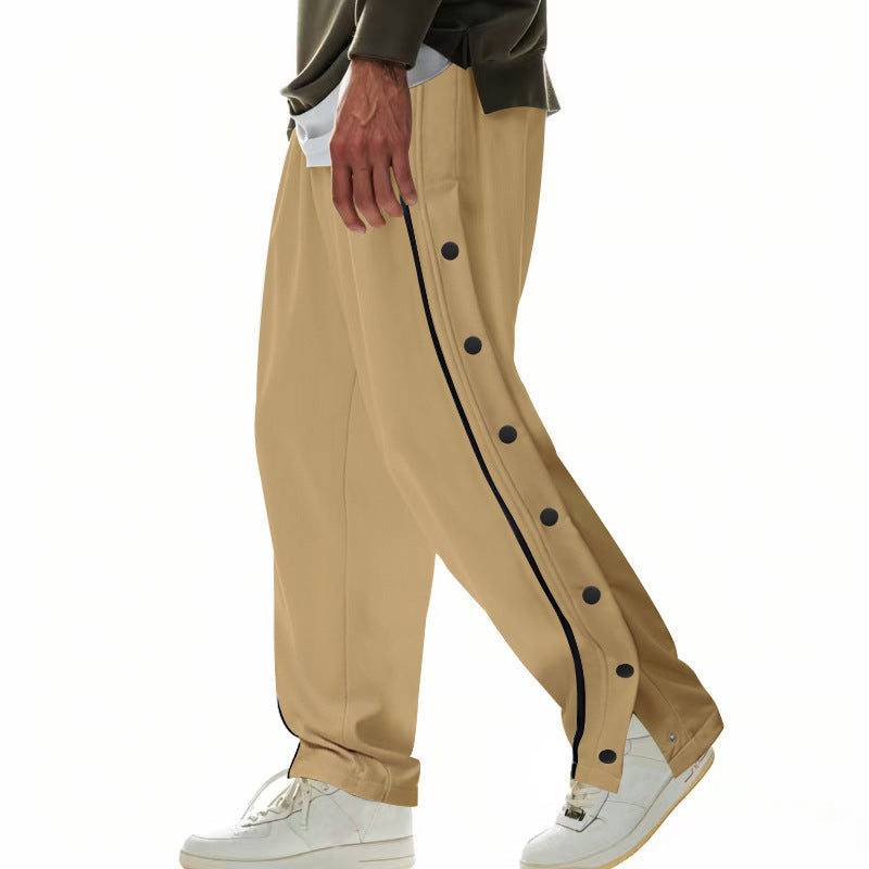 Men's Basketball Tear And Pull Sports Casual Sweatpants