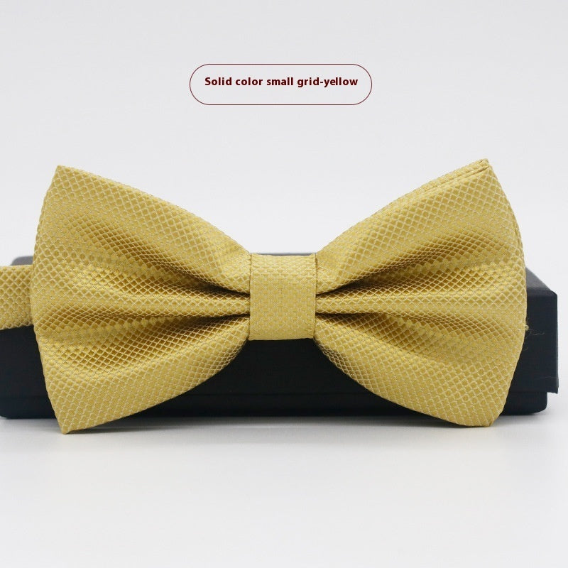 Men's Solid Color Bow Tie
