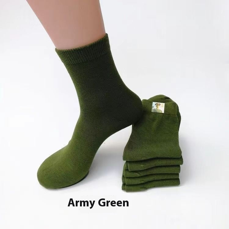 Men's Camoflauge Polyester Cotton Tube Socks