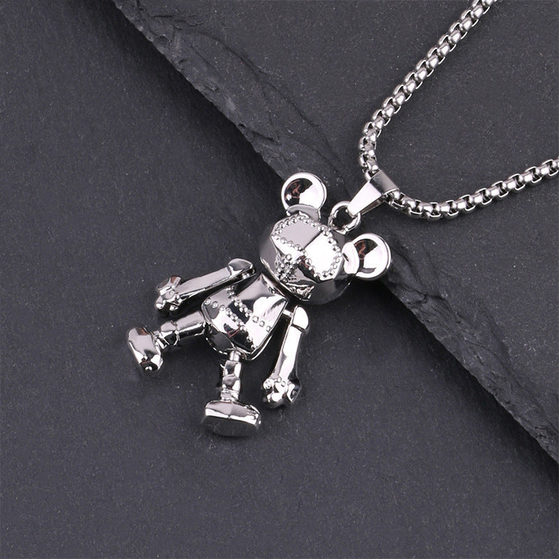 Men's Bear Necklace