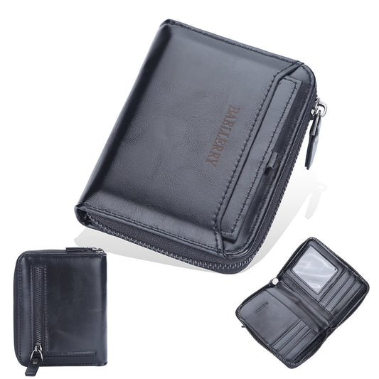 Men's Business Retro Multi Card Slots Wallet