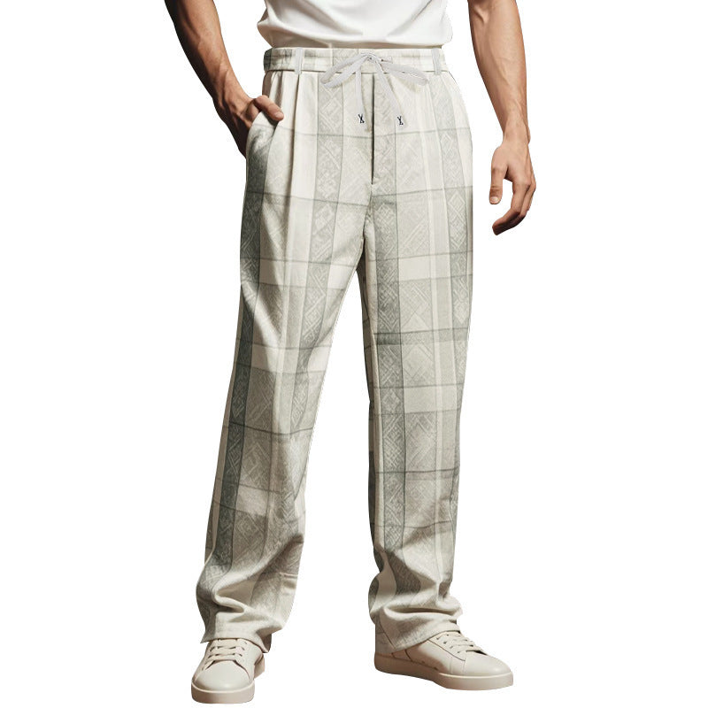 Men's Business Casual Loose Simplicity Pants