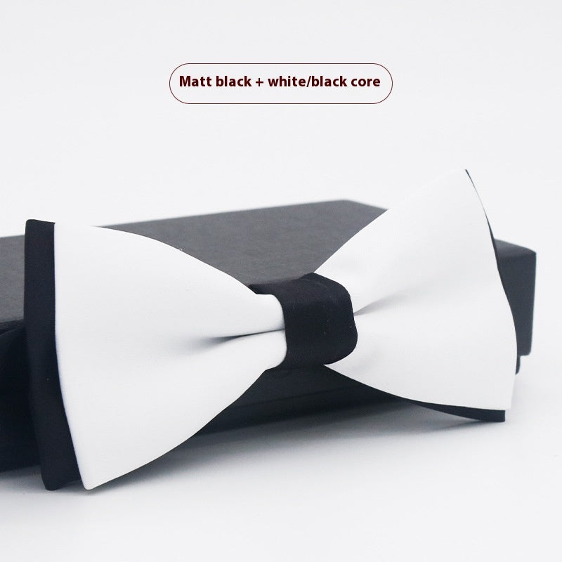 Men's Solid Color Bow Tie