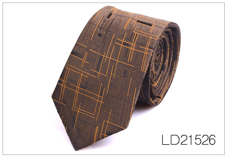 Men's Casual Fashion 6cm Flower Graffiti Tie