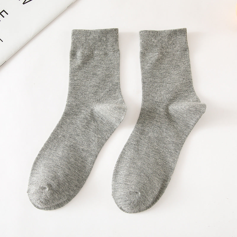 Men's Solid Color Socks