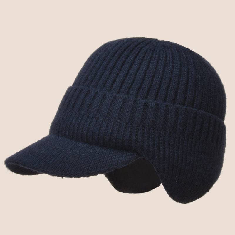 Men's Warm Ear Protection Knitted Beanie Hat