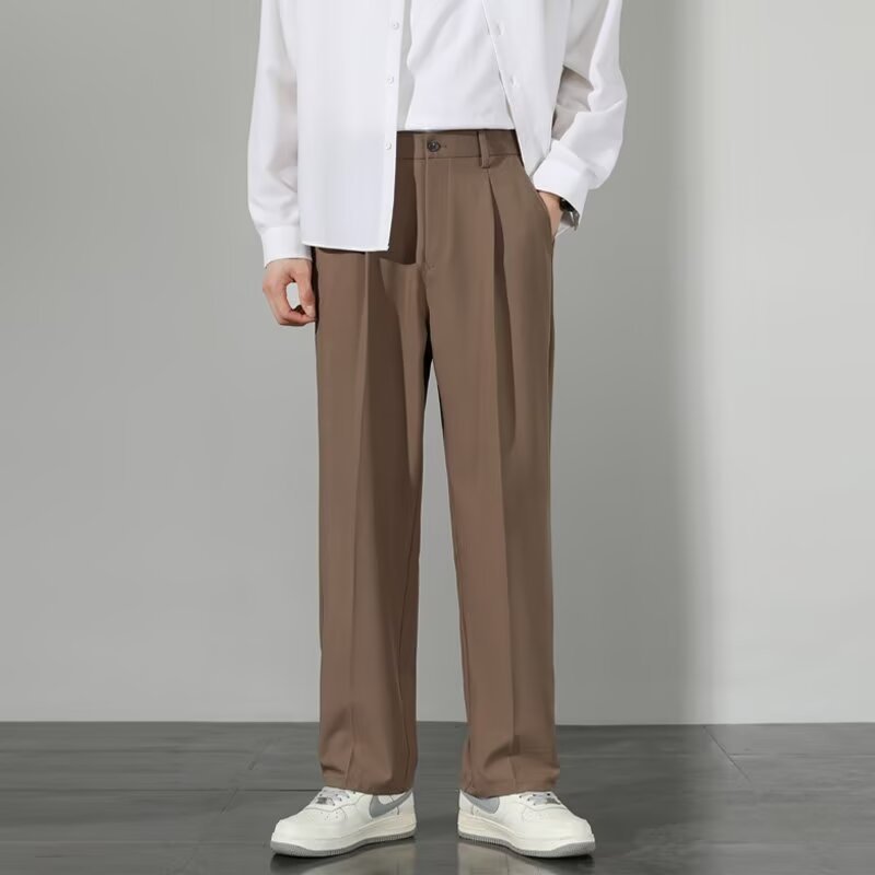 Men's Slim Fit Business Casual Thin Pants