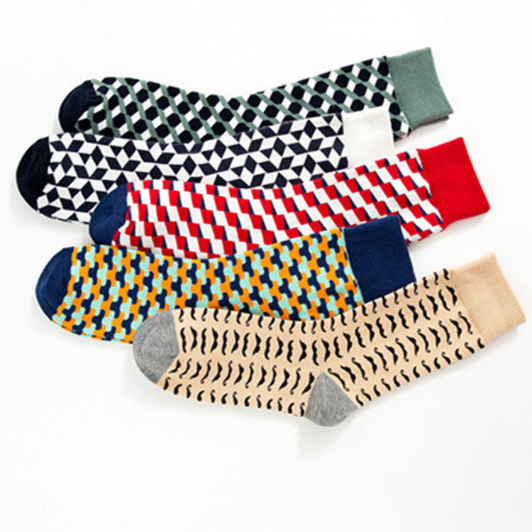 Men's Casual Cotton Socks