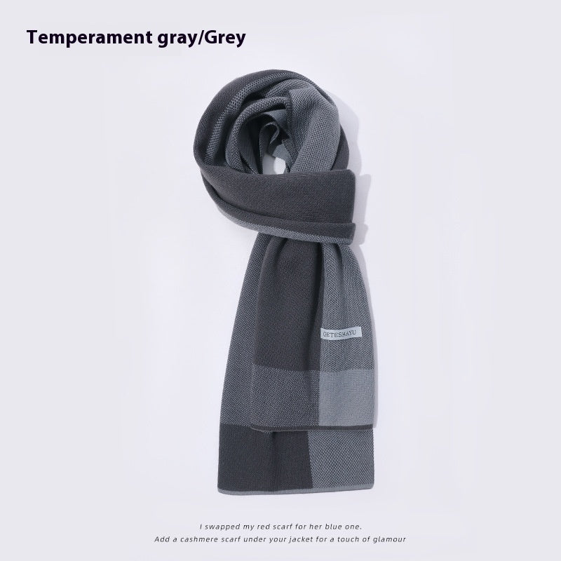Men's Windproof Neck Protection Scarf