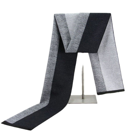 Men's Warm Cashmere-like Striped Scarf
