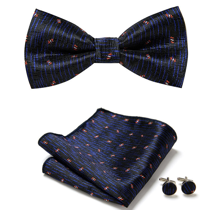 Men's Bow Ties Three Piece Set
