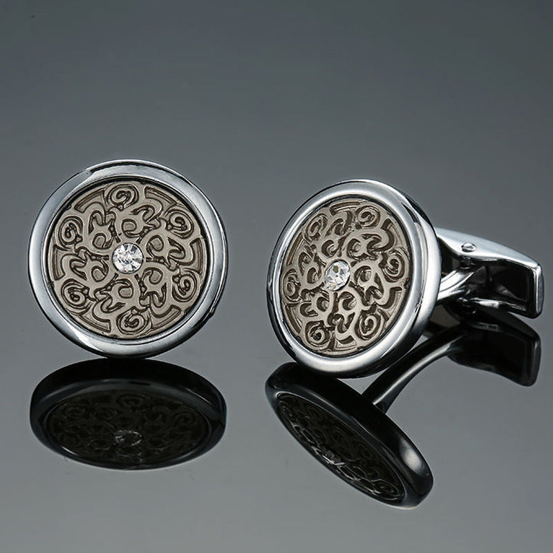Men's Retro Pattern Cufflinks