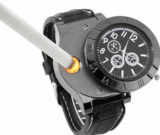 Men's Military USB Lighter Watch