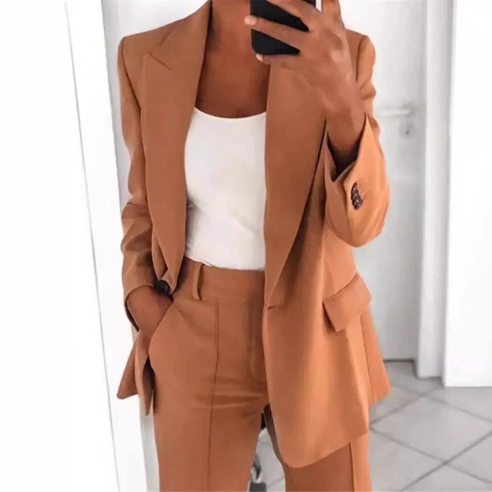 Women's Fashion Leisure Suit Trousers Suit by GJG Denim