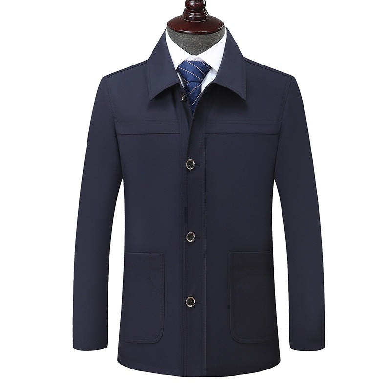 Men's Turn-down Collar Coat