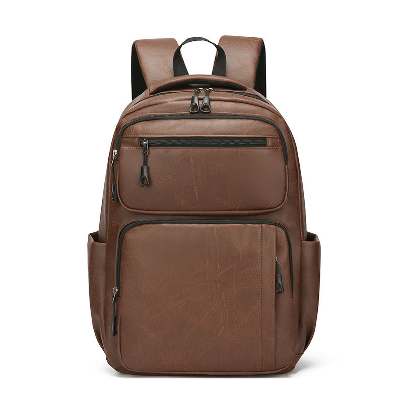 Large Capacity Men's Simple Business Commute Multi-space Backpack