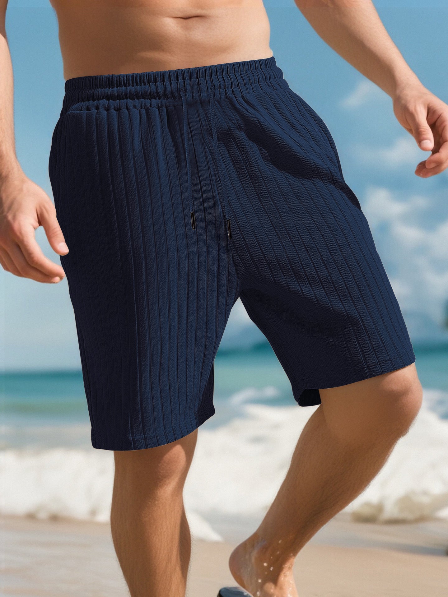 Sports Shorts Multi-bag Lace Men's Striped Beach shorts