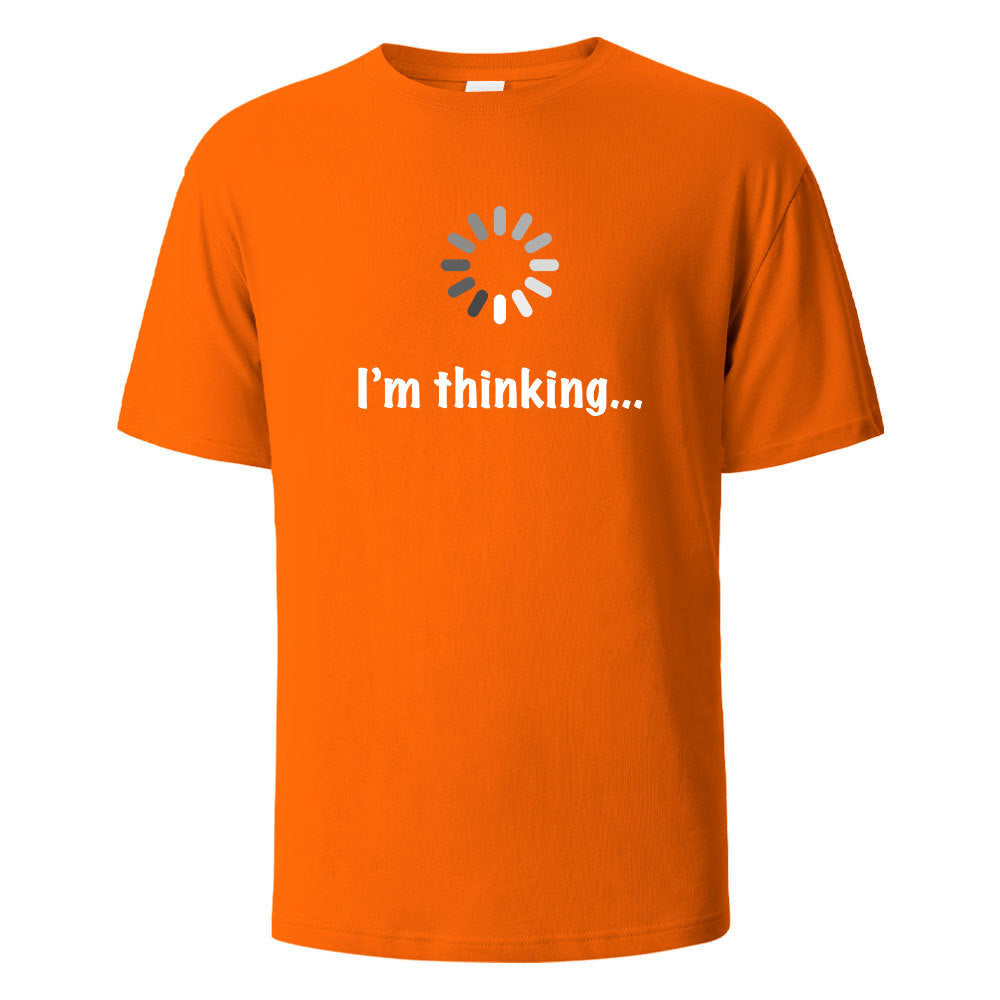 "I'm Thinking" Printed T-shirt for Men
