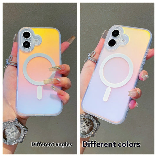 Laser Gradient Frosted Magnetic Phone Case