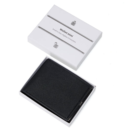 Ultra-thin Premium PU Anti-theft Swiping Large Capacity Multiple Card Slots Men's Wallet