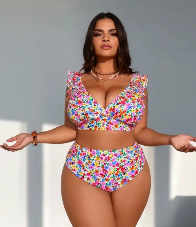 Women's One-piece Casual Swimsuit by GJG Denim