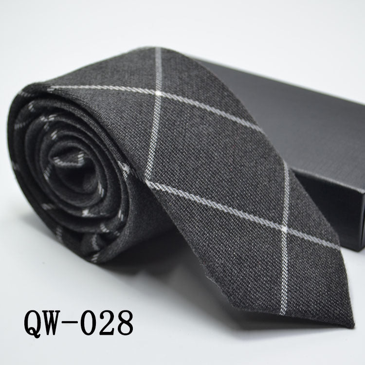 Men's Super Narrow Wool-like Elegant Tie