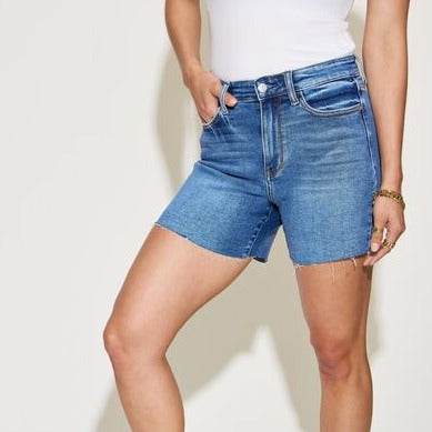 Judy Blue Full Size High Waist Slim Denim Women Shorts