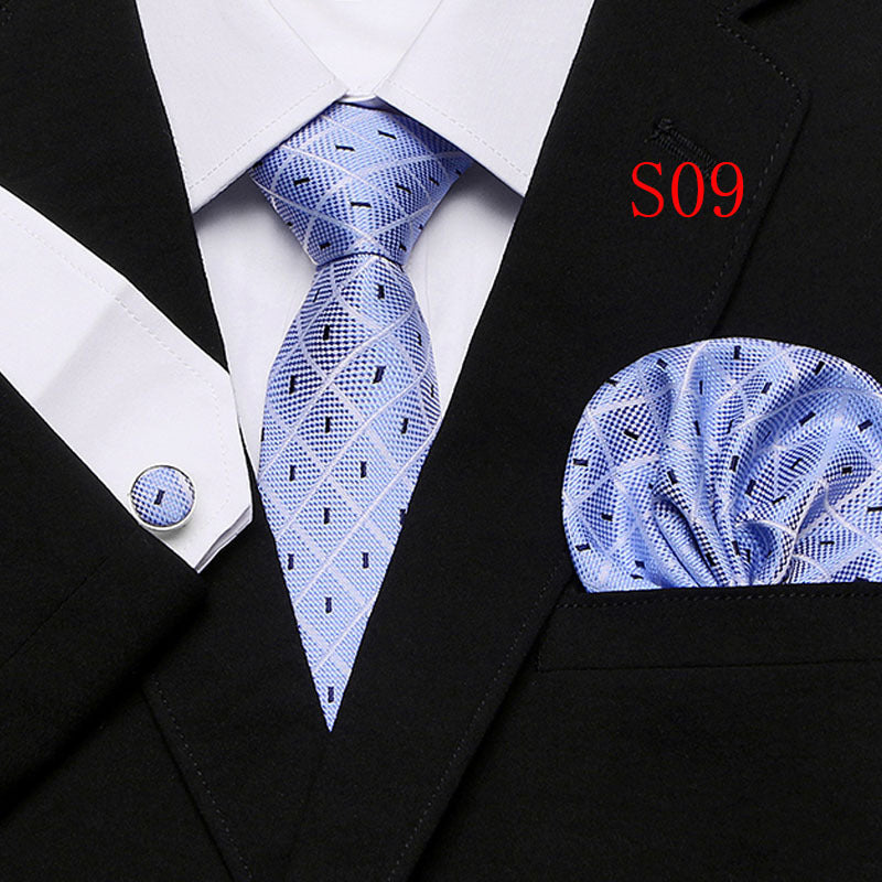 Men's Paisley Series Ties Three-piece Set