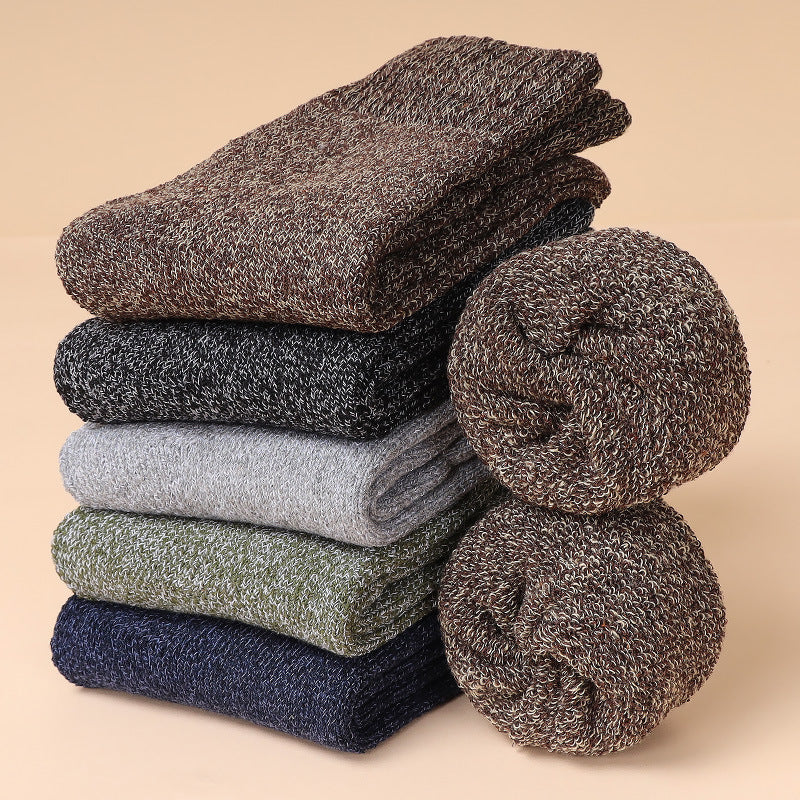 Men's 5-10 Pairs Retro Thick Socks