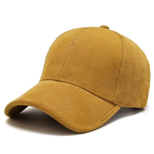 Four Seasons Corduroy Color Baseball Cap Casual