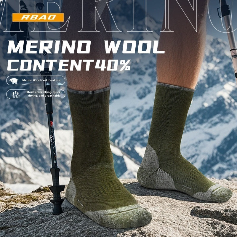 Men's Outdoor Wool Mountain Socks