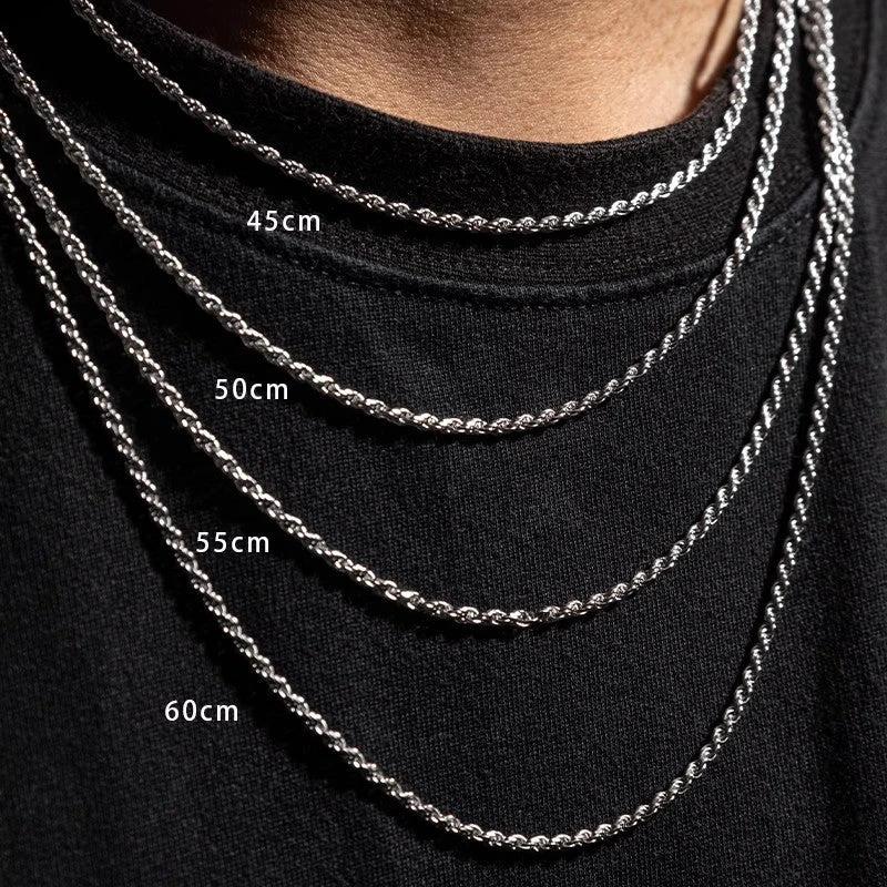 Men's Color-preserving Vacuum Plating Chain Necklace by GJG Denim
