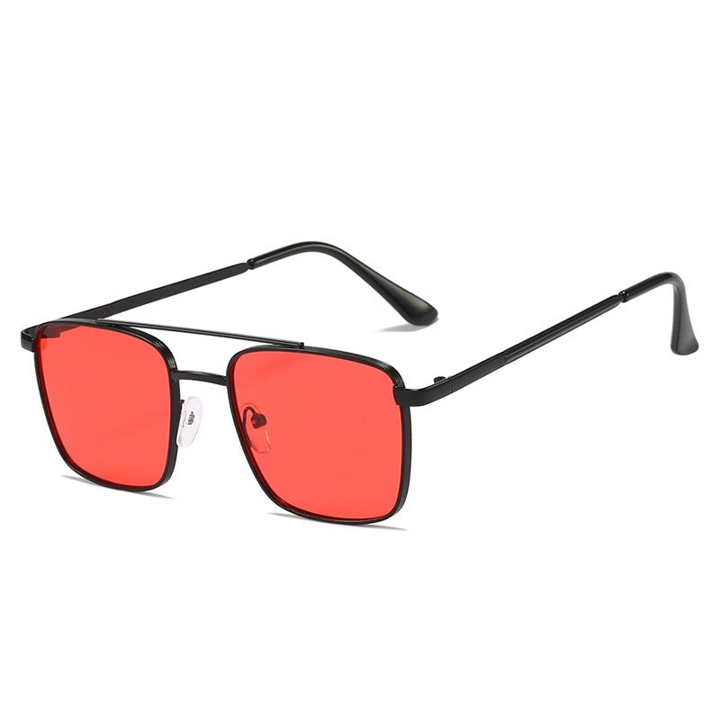 Men's Square Metal UV-proof Sunglasses