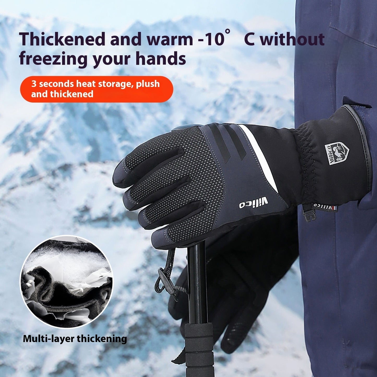 Men's Non-slip Cold Wear-resistant Gloves