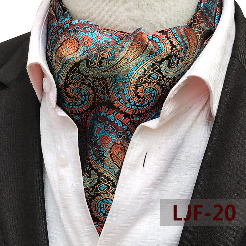 Men's Jacquard Polyester Scarf