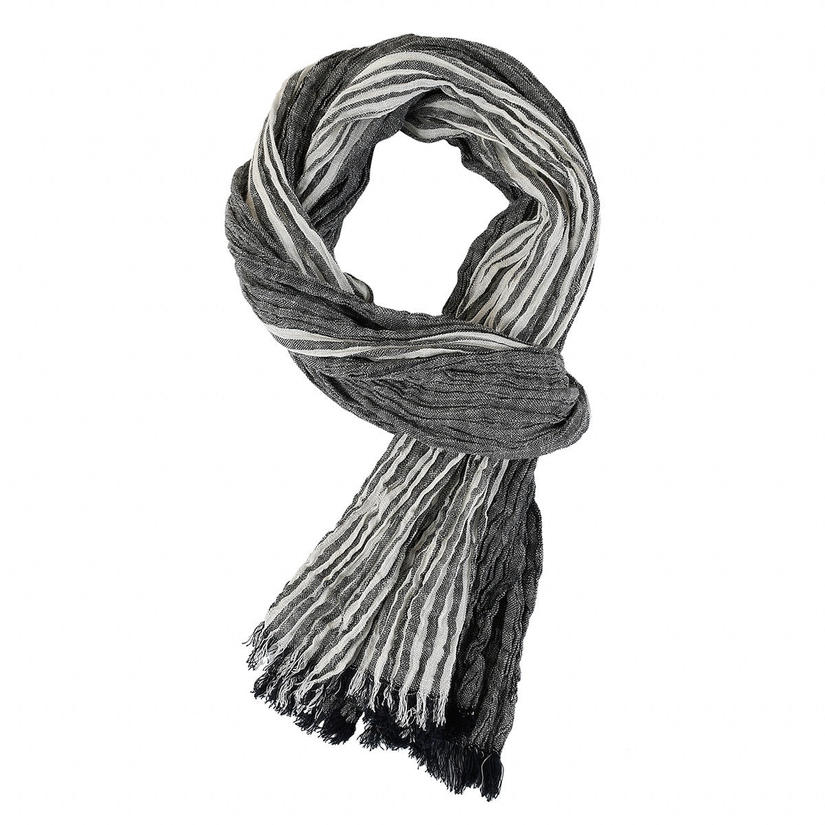 Men's Thin Striped Scarf