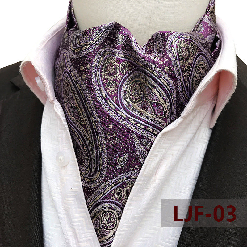 Men's Jacquard Polyester Scarf