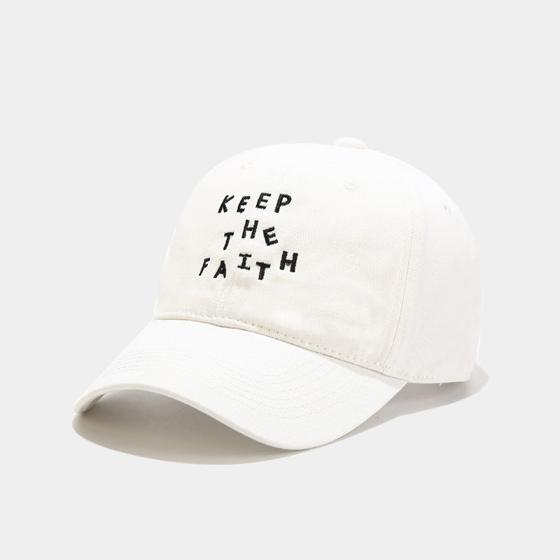 Men's "Keep The Faith" Embroidered Baseball Cap