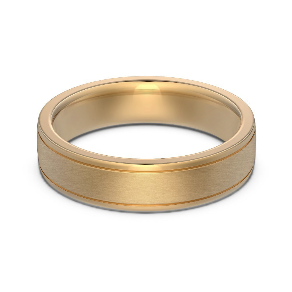 Sterling Silver Round Simple Plain Ring