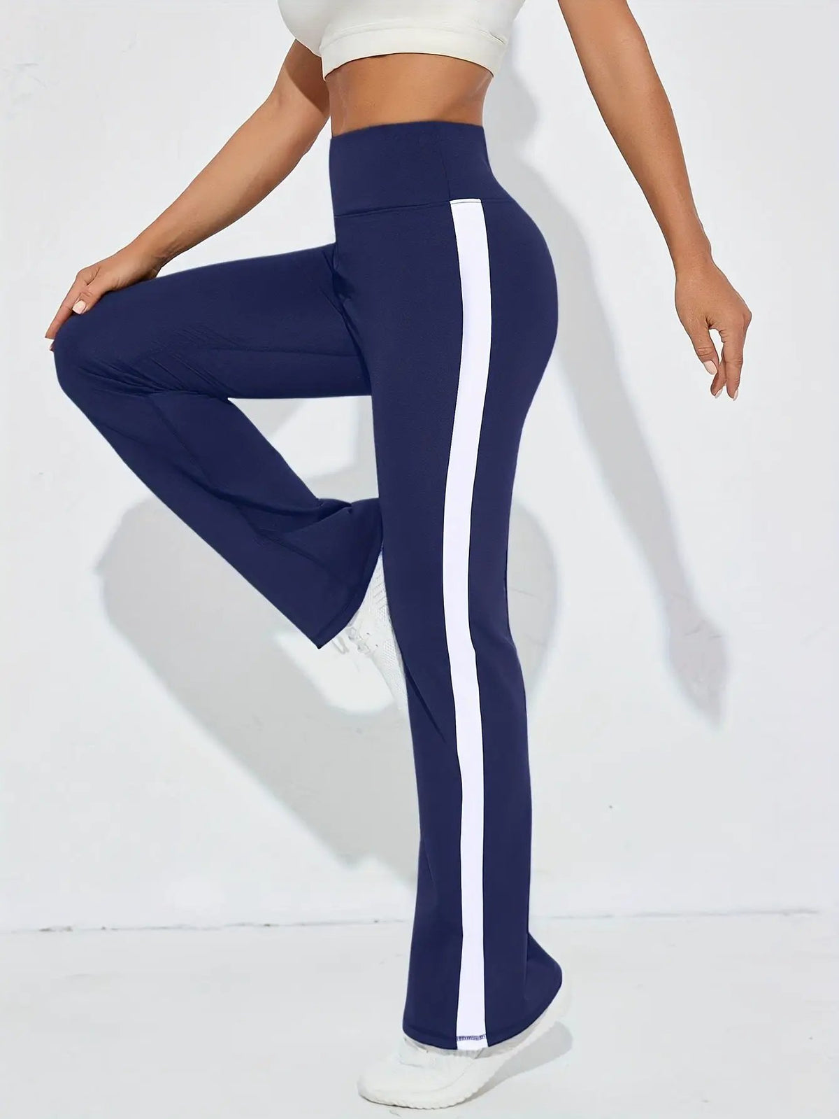 Yoga Flared Pants High-waisted Hip-lifting Workout Leggings by GJG Denim