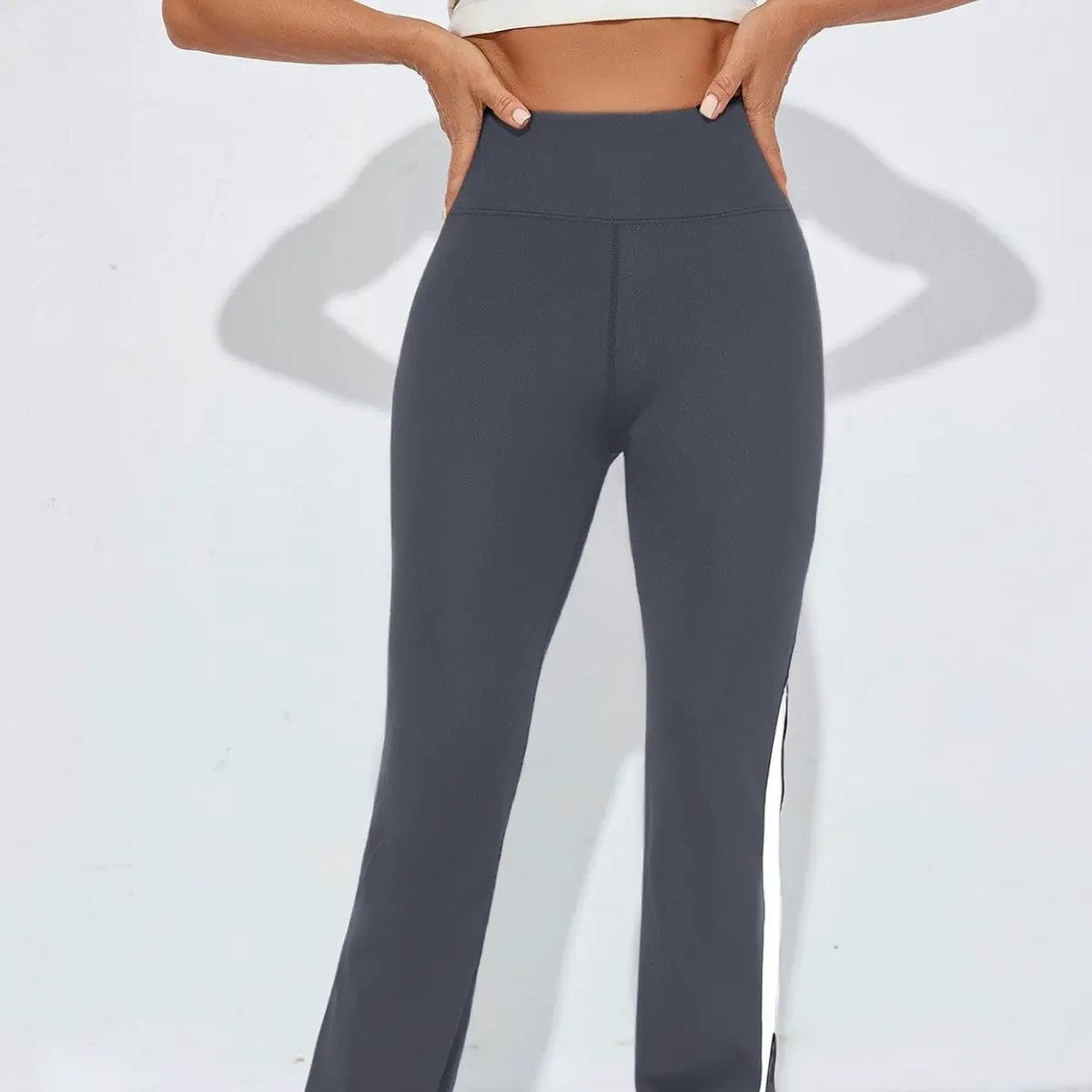 Yoga Flared Pants High-waisted Hip-lifting Workout Leggings by GJG Denim