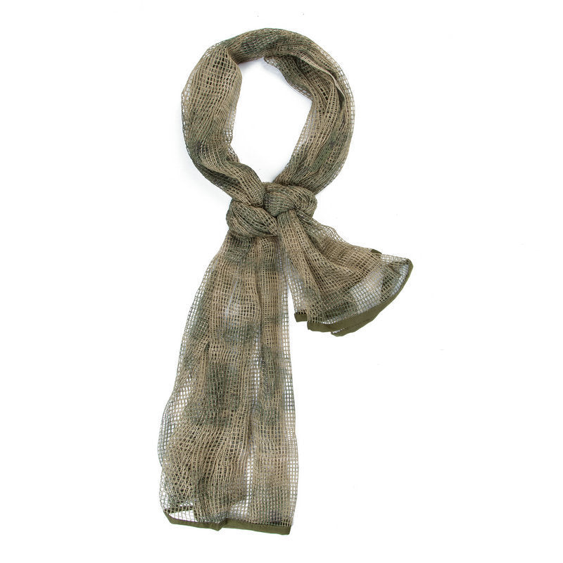 Men's Long Camouflage Multi-purpose Breathable Outdoor Scarf